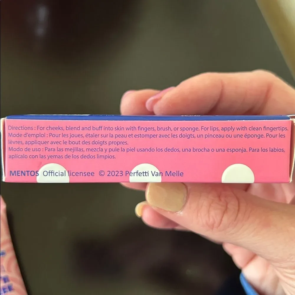 RUDE Cosmetics x Mentos Lip 'n Cheek Tint - Petal Pink NIB